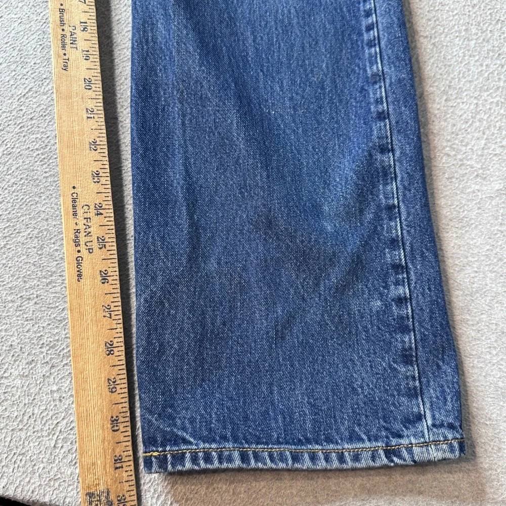 Vintage Levi's 501 Jeans Mens 37x31 Blue Button Fly Straight Leg Denim Pants 90s